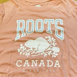 Roots | Pink and Blue Cotton T-shirt NWOT 🩷